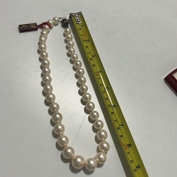 VINTAGE MASAMI 925 silver PEARL NECKLASE - Picture 10 of 10